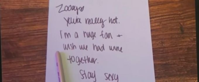 VIDEO: Zooey Deschanel Got Fan Mail from Snooki Video
