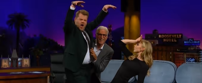 VIDEO: Ted Danson, Natalie Dormer and James Corden Strike a Pose Video