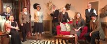 Kaitlyn Booth And Nova Lorraine of THE UNEXPECTED GUEST at Little Theatre Of Mechanic