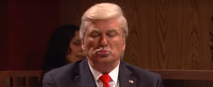 VIDEO: Alec Baldwin's Donald Trump Dines With His Team on SNL Cold Open Video