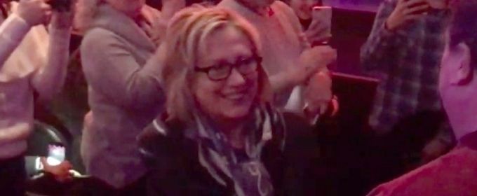 VIDEO: Hillary and Bill Clinton Visit TORCH SONG Video