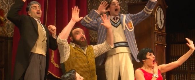 TV: Get a Peek at the Mayhem of THE PLAY THAT GOES WRONG Off-Broadway Video