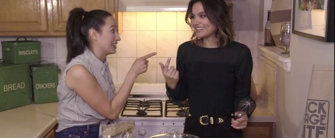 Backstage Bite with Katie Lynch: PRETTY WOMAN's Samantha Barks Whips Up Lady Fingers… Video