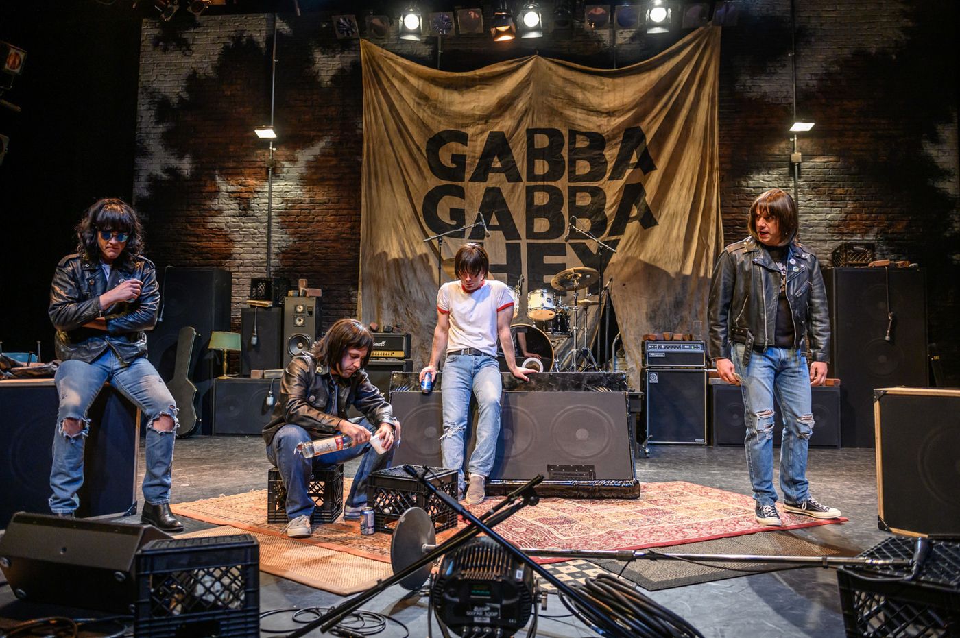 Review: Stellar Cast Brings the Ramones to Life in Psychological Bio Play FOUR CHORDS AND A GUN  Image