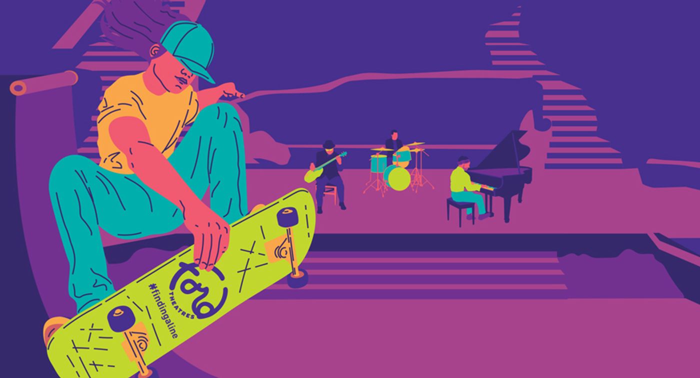 Review: FINDING THE LINE ~ A SKATEBOARDING FUSED WITH JAZZ EXTRAVAGANZA at The Ford Theatre Review: FINDING THE LINE ~ A SKATEBOARDING FUSED WITH JAZZ EXTRAVAGANZA at The Ford Theatre Image