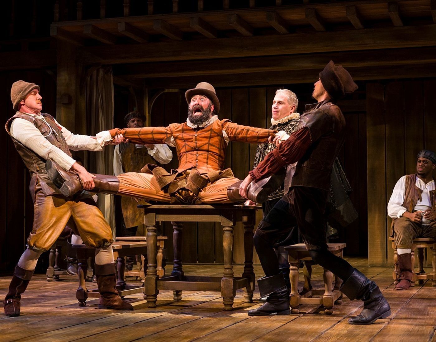Review: Helter-Skelter, Seat-of-the-Pants Hilarity: SHAKESPEARE IN LOVE at Center Stage  Image
