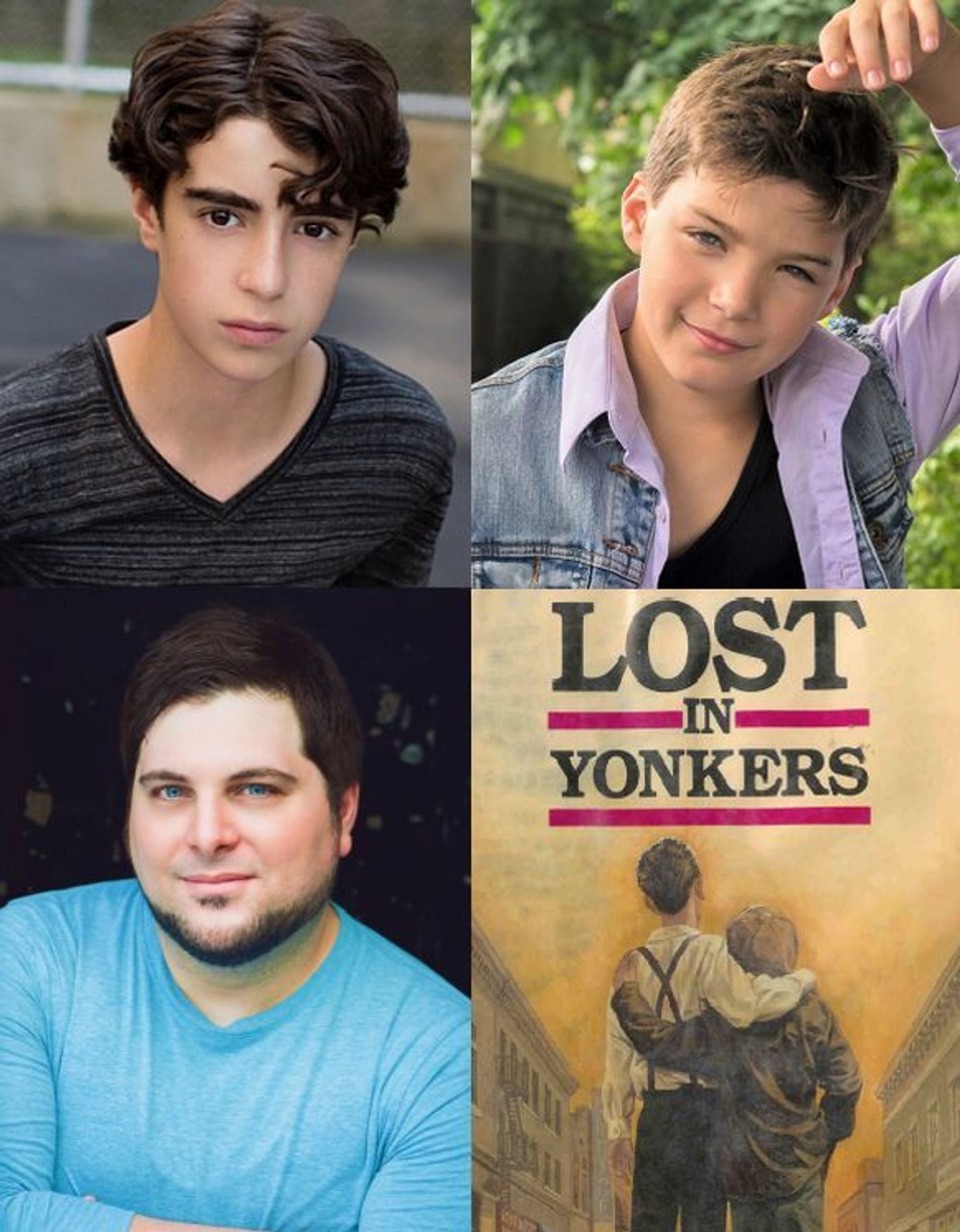 Tim Realbuto Finds His Two Young Leads For LOST IN YONKERS Revival Tim Realbuto Finds His Two Young Leads For LOST IN YONKERS Revival Image