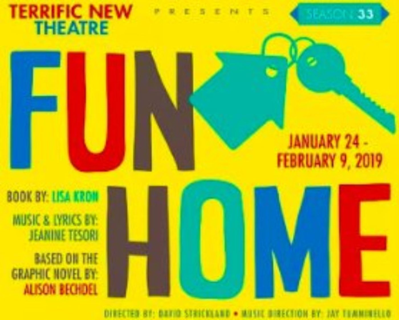 FUN HOME Playing at Terrific New Theatre in Birmingham Through 2/9!  Image