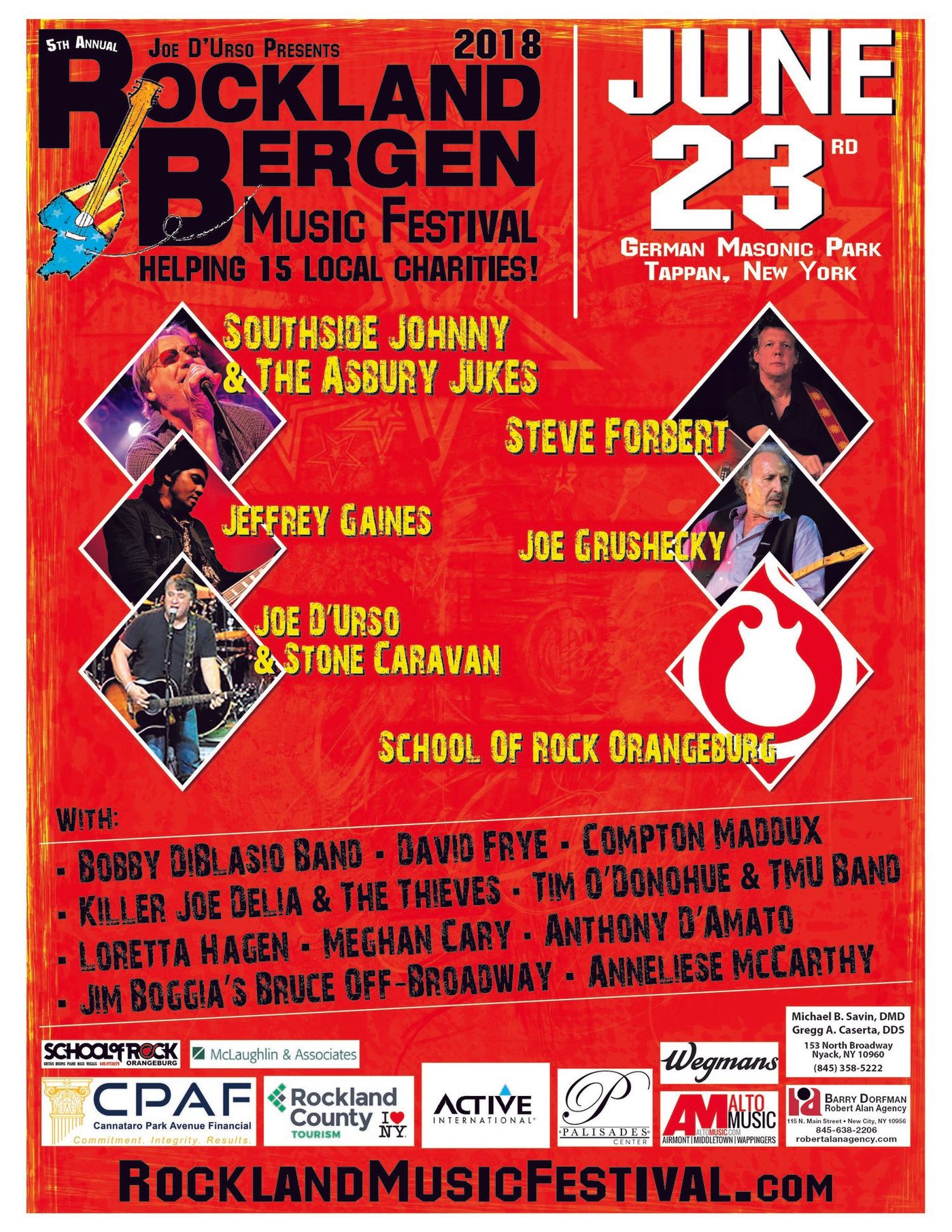 Interview: Joe D'Urso of ROCKLAND / BERGEN MUSIC FESTIVAL at German Masonic Park, Tappan NY Interview: Joe D'Urso of ROCKLAND / BERGEN MUSIC FESTIVAL at German Masonic Park, Tappan NY Image