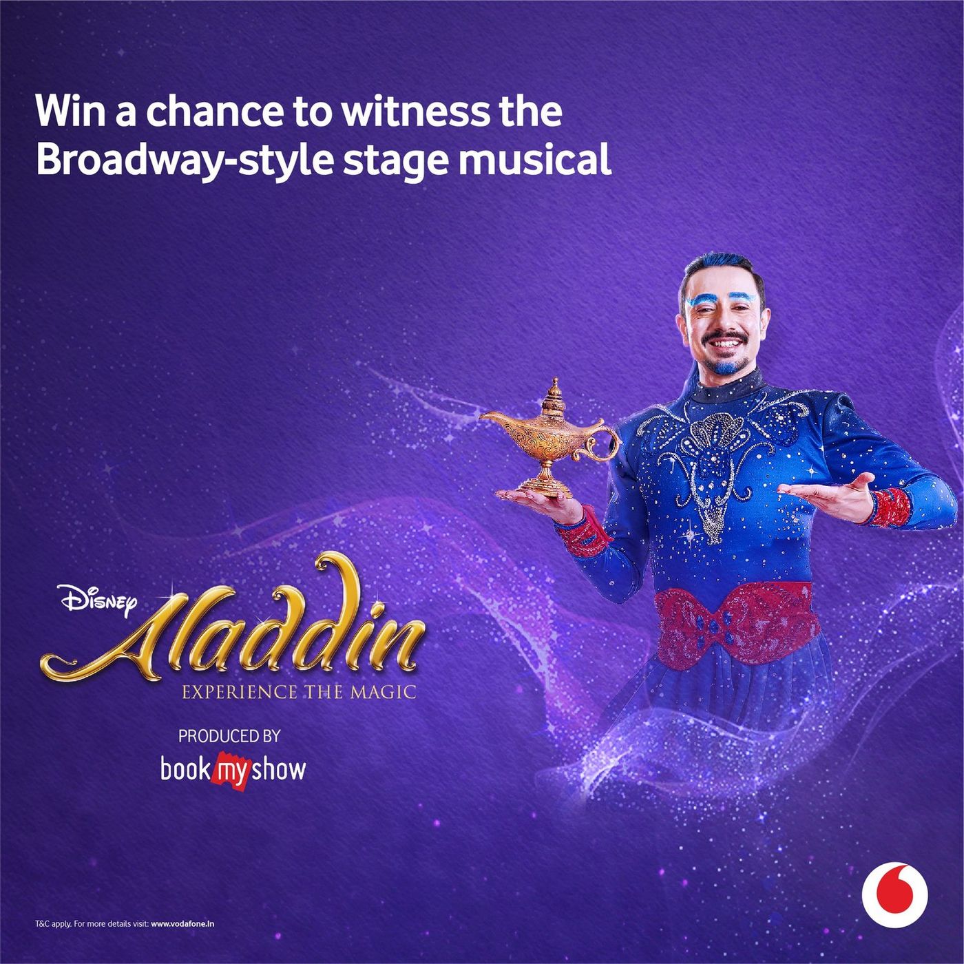 Feature: VODAFONE LAUNCHES Campaign To Help You Win Tickets To Broadway Show Aladdin  Image