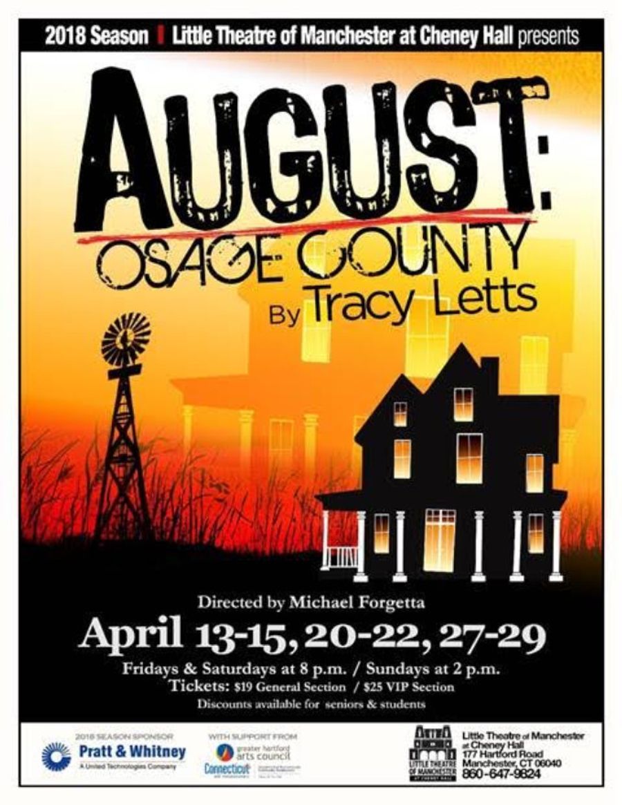 Review: AUGUST: OSAGE COUNTY at Little Theatre Of Manchester At Cheney Hall Image