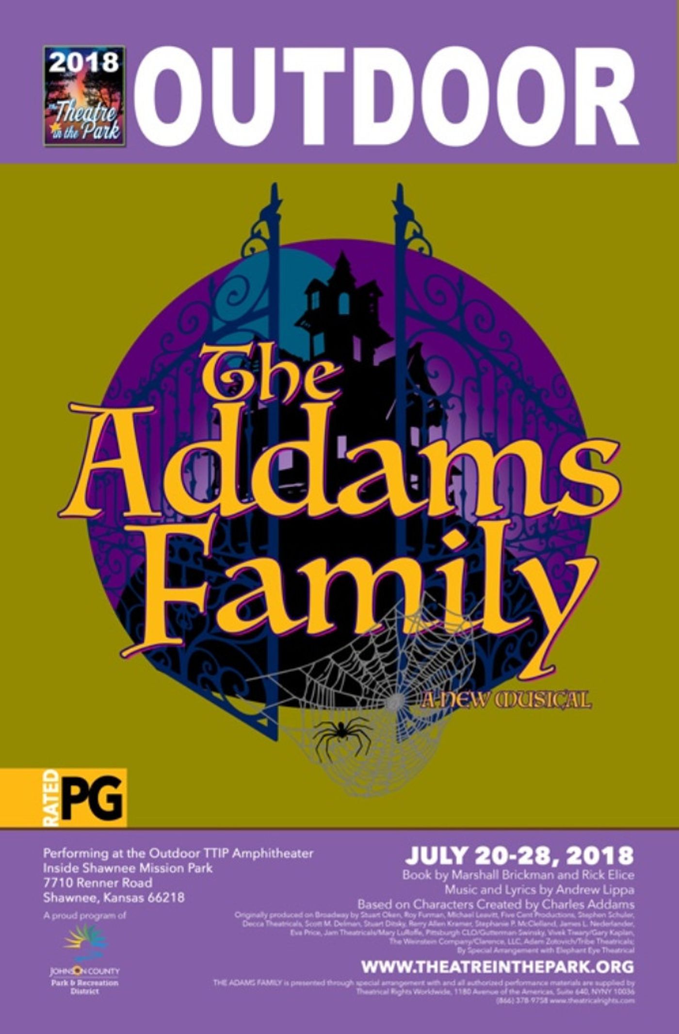 Review: THE ADDAMS FAMILY MUSICAL at Theatre In The Park, Shawnee Mission  Image