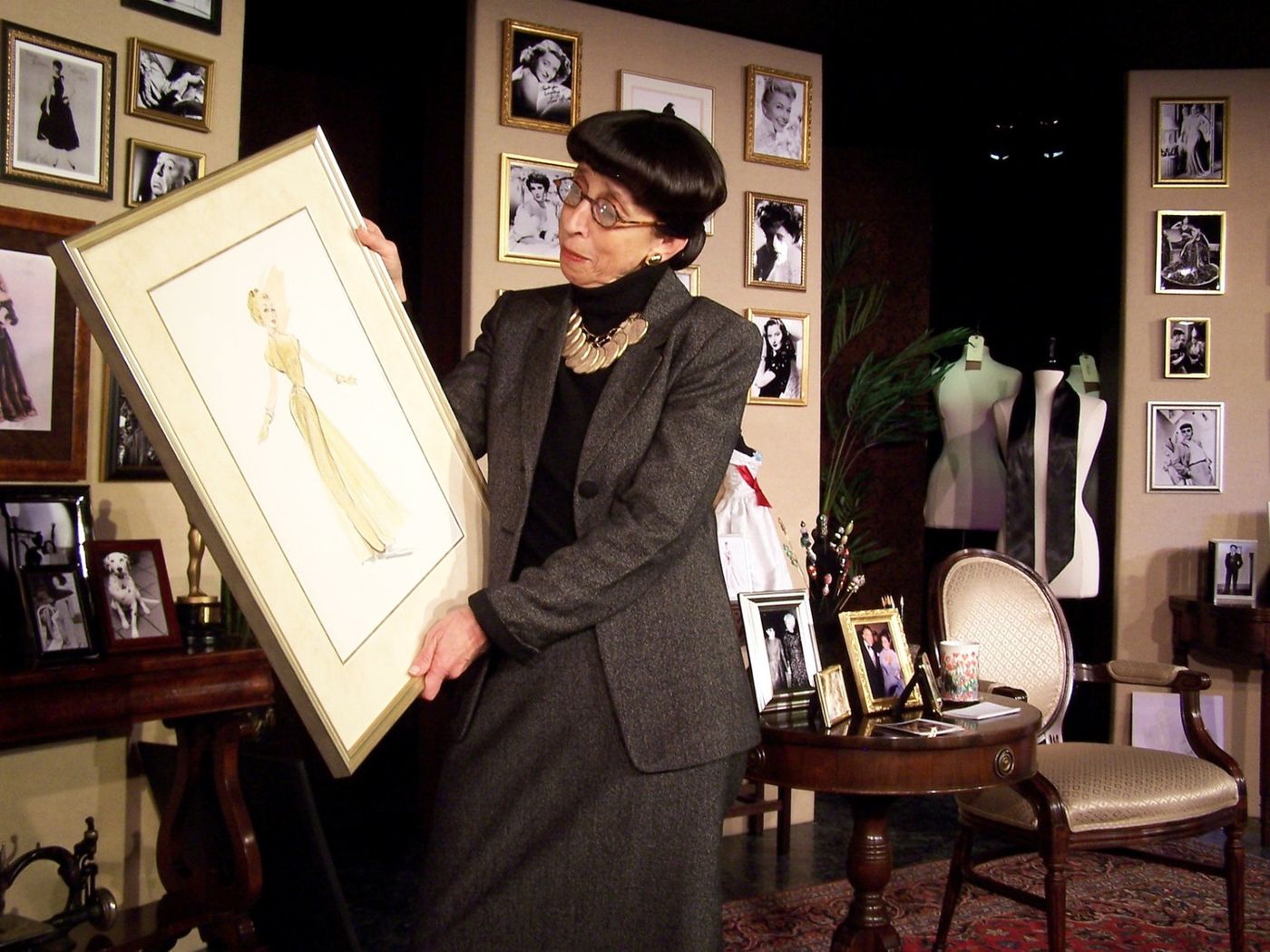 Review: A CONVERSATION WITH EDITH HEAD at Pear Theatre is an intimate evening of Hollywood backstory with the acclaimed costume designer  Image