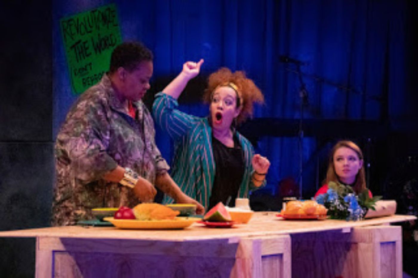 Review: “Revolt. She Said. Revolt Again,” captivates and frustrates at Dobama Review: “Revolt. She Said. Revolt Again,” captivates and frustrates at Dobama Image