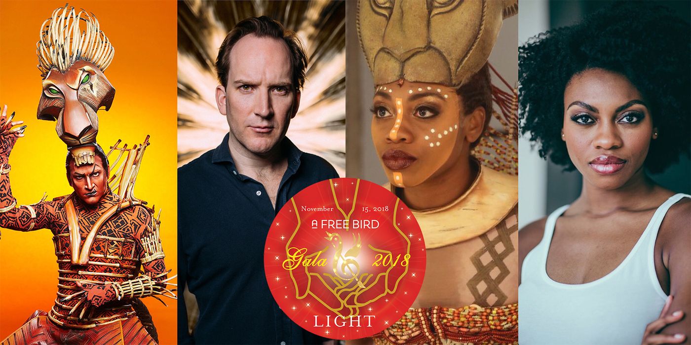 Broadway Stars, The Lion King Adrienne Walker and Stephen Carlile to support Childhood Cancer at A Free Bird's Gala 2018 Broadway Stars, The Lion King Adrienne Walker and Stephen Carlile to support Childhood Cancer at A Free Bird's Gala 2018 Image