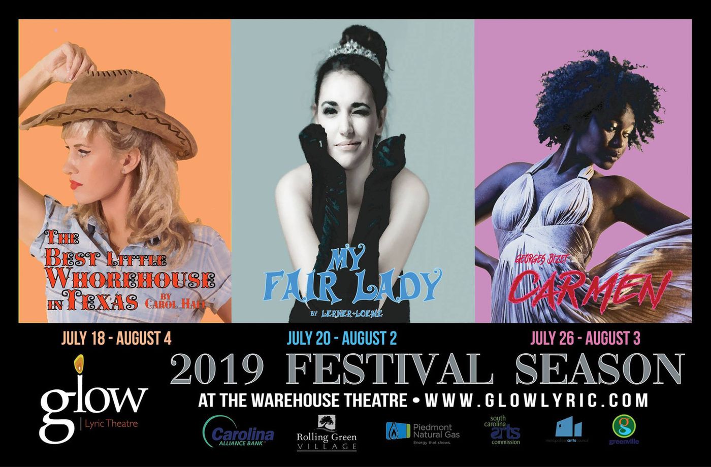 Interview: GLOW Lyric Theatre's Jenna Tamisiea on their 2019 FESTIVAL SEASON  Image