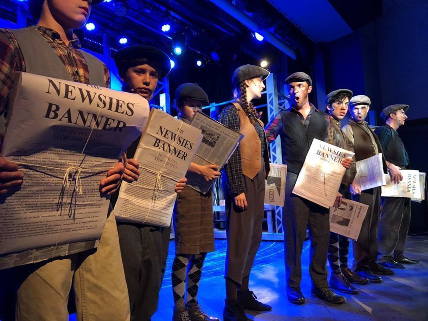 Review: NEWSIES, THE MUSICAL at Actors' Repertory Theatre Of Simi Valley  Image
