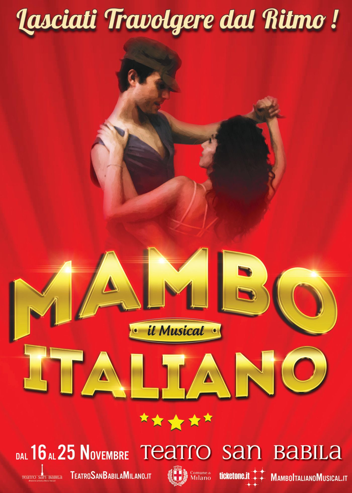 Debutta al Teatro San Babila di Milano MAMBO ITALIANO - IL MUSICAL, dal 16 al 25 novembre  Image