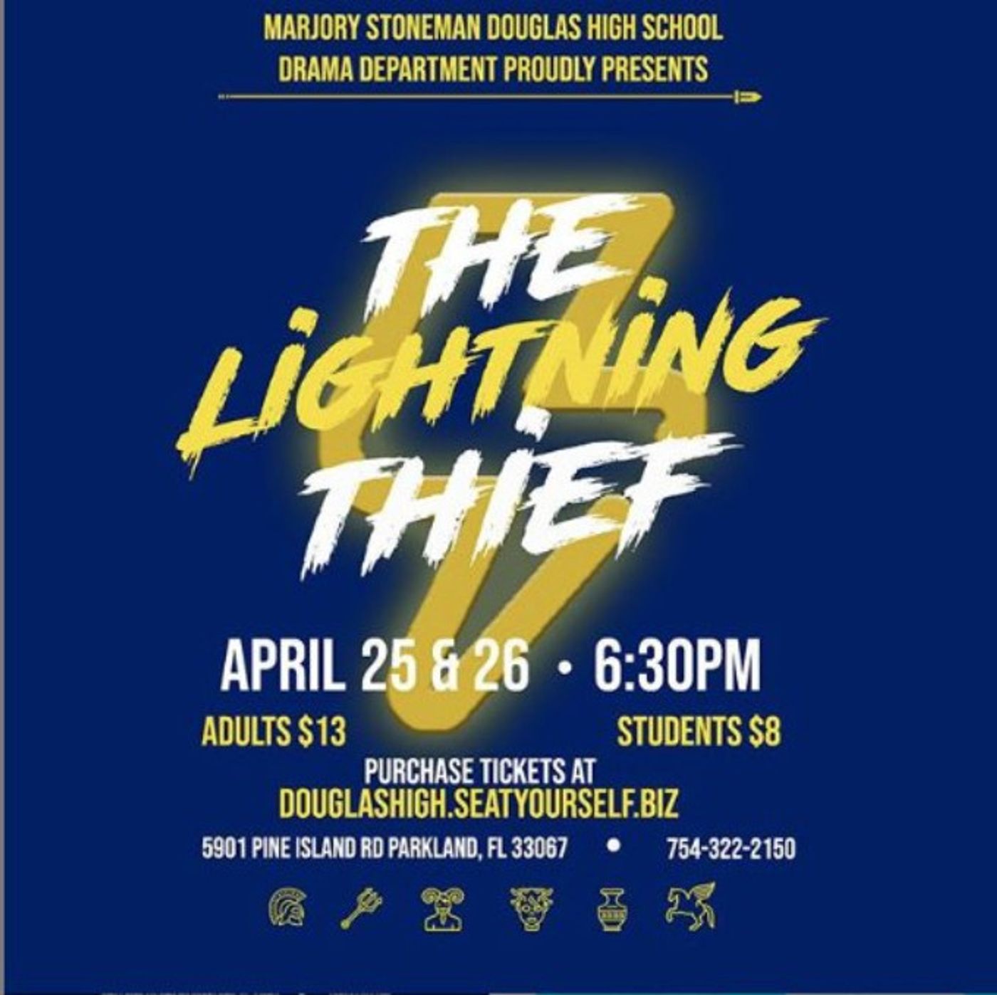 Half-Bloods Unite! Marjory Stoneman Douglas High School Presents Concert Staging of THE LIGHTNING THIEF: THE PERCY JACKSON MUSICAL Half-Bloods Unite! Marjory Stoneman Douglas High School Presents Concert Staging of THE LIGHTNING THIEF: THE PERCY JACKSON MUSICAL Image