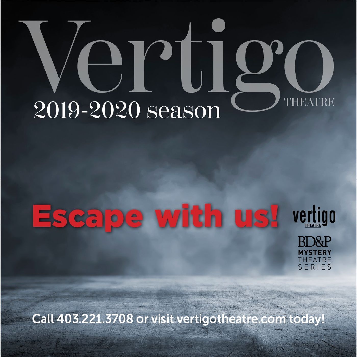 Vertigo Theatre Announces 2019-2020 Season of Mystery  Image