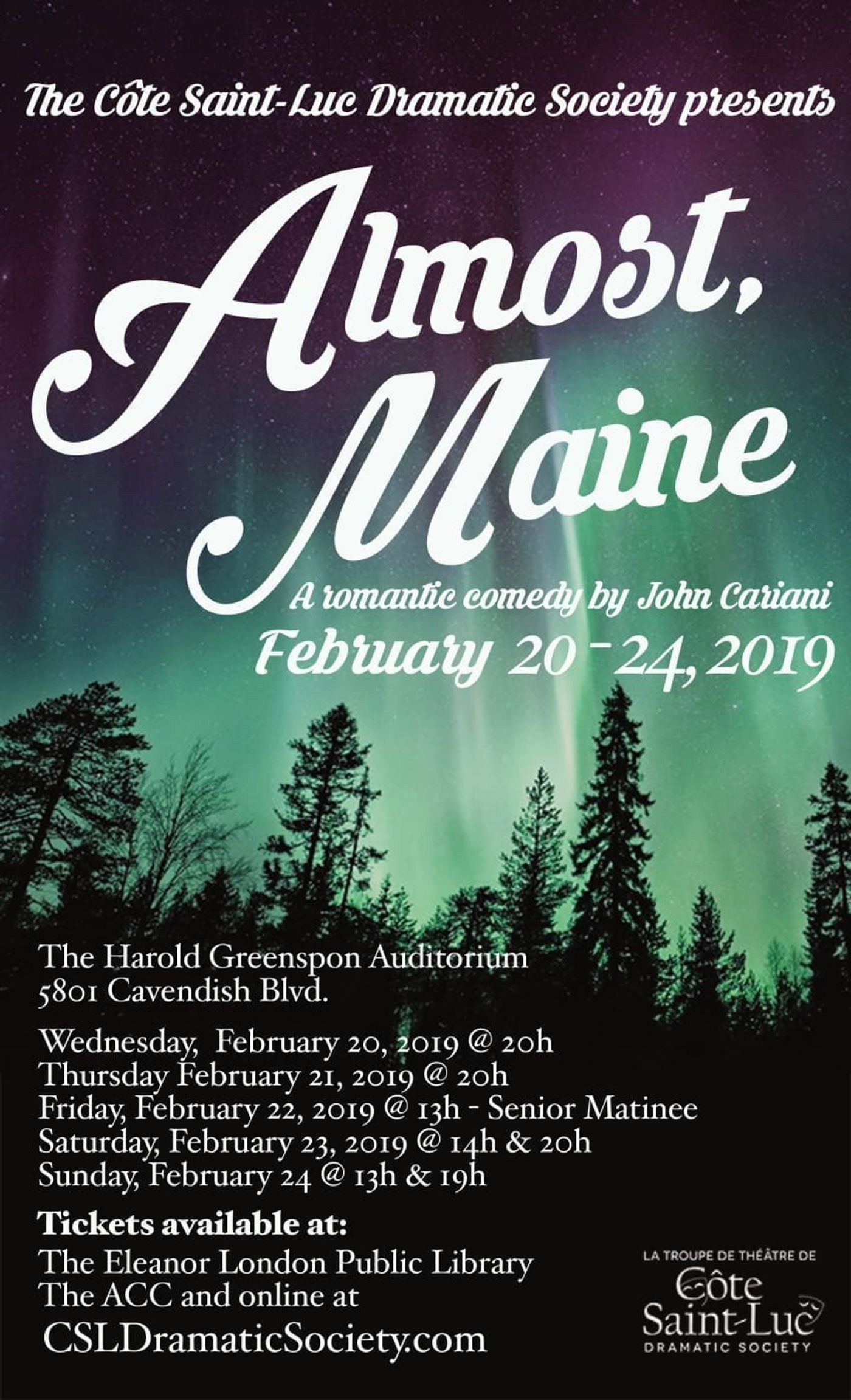 Review: ALMOST, MAINE at The Harold Greenspoon Auditorium—The Intimacy of Winter  Image