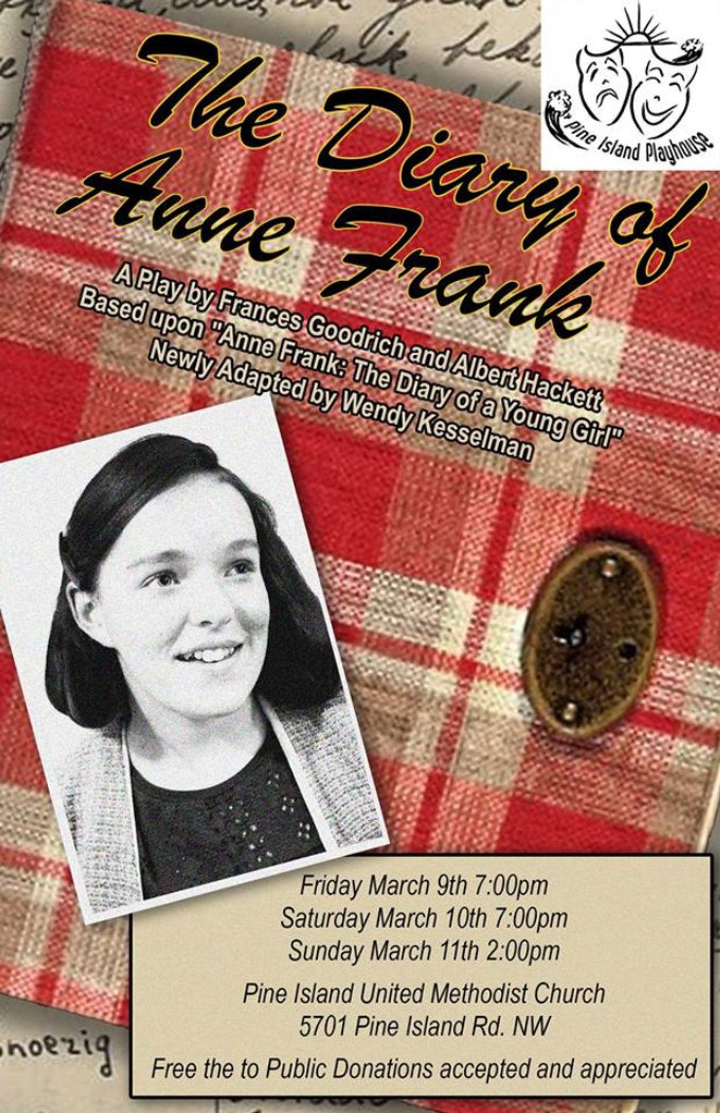 Review: THE DIARY OF ANNE FRANK at Pine Island Playhouse  Image