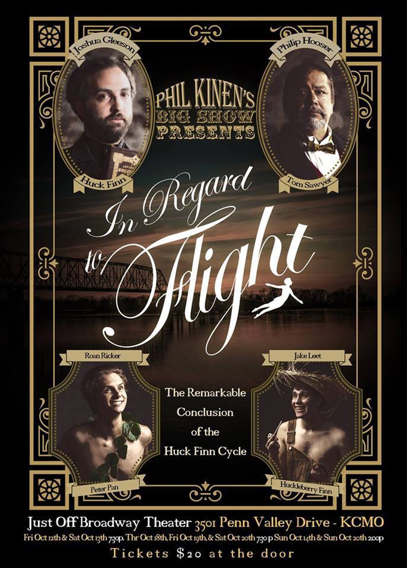 Review: IN REGARD TO FLIGHT, THE REMARKABLE CONCLUSION OF THE HUCK ETERNAL CYCLE at Just Off-Broadway Theatre, Kansas City  Image