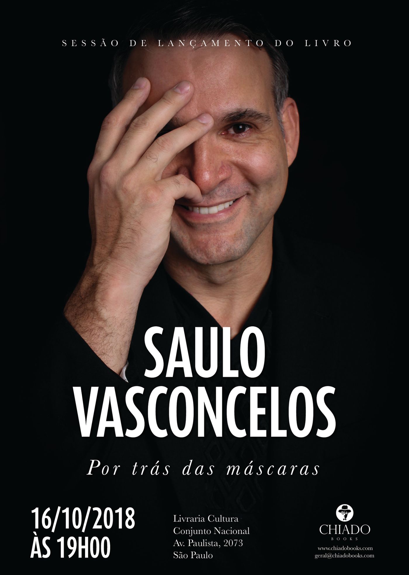 Interview: One of the Greatest Names of Brazilian Musical Theater Saulo Vasconcelos Launches the Auto-Biography POR TRAS DAS MASCARAS (Behind The Masks) Interview: One of the Greatest Names of Brazilian Musical Theater Saulo Vasconcelos Launches the Auto-Biography POR TRAS DAS MASCARAS (Behind The Masks) Image