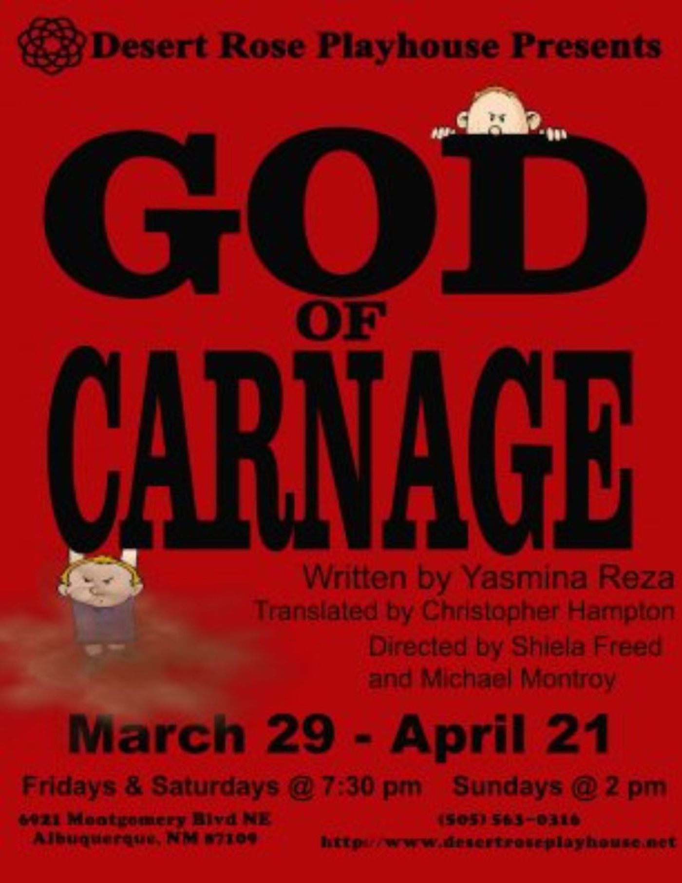Review: GOD OF CARNAGE at Desert Rose Playhouse Review: GOD OF CARNAGE at Desert Rose Playhouse Image