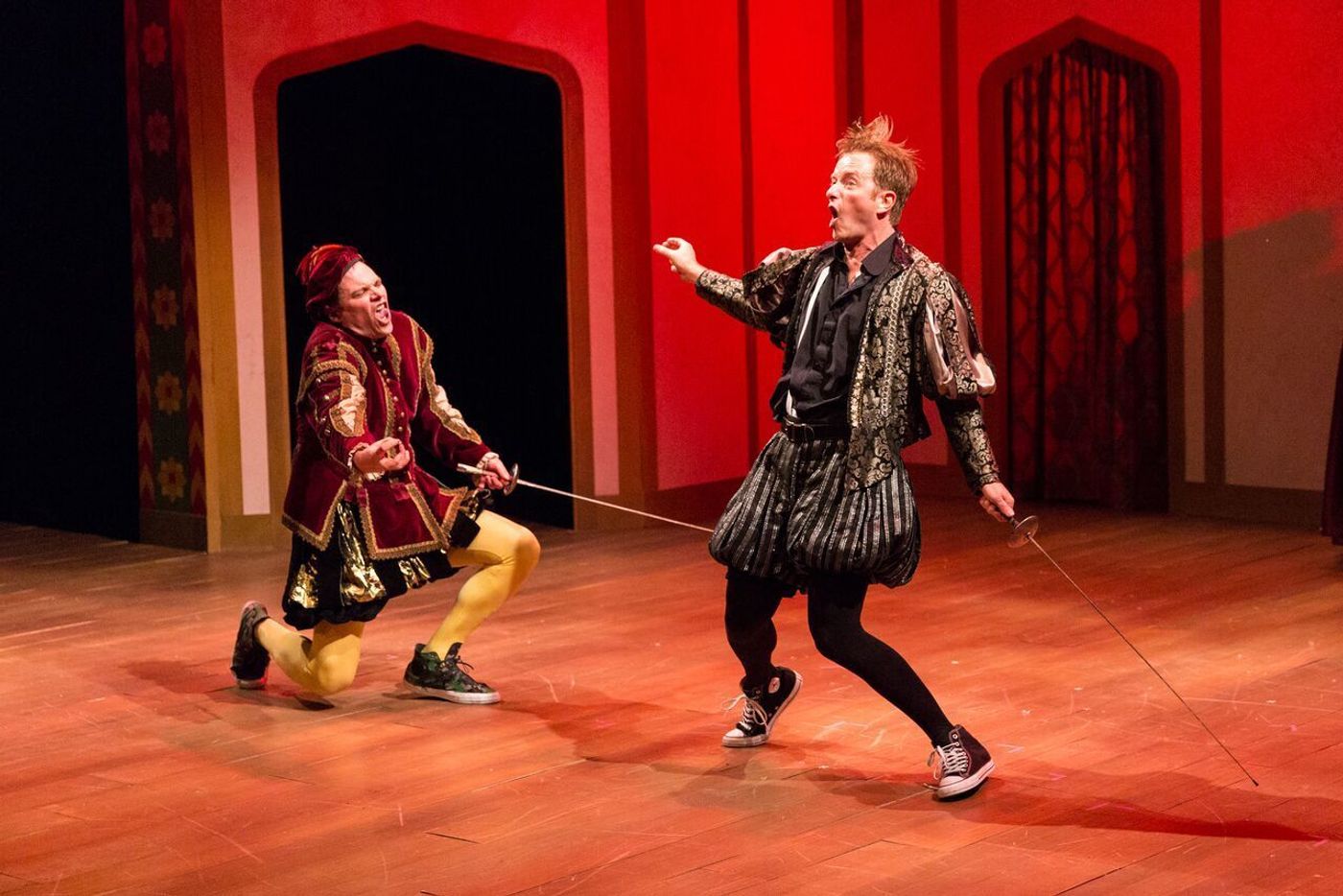 Review: COMPLETE WORKS OF WM SHAKESPEARE (ABRIDGED)(REVISED) at DE Theatre Company  Image