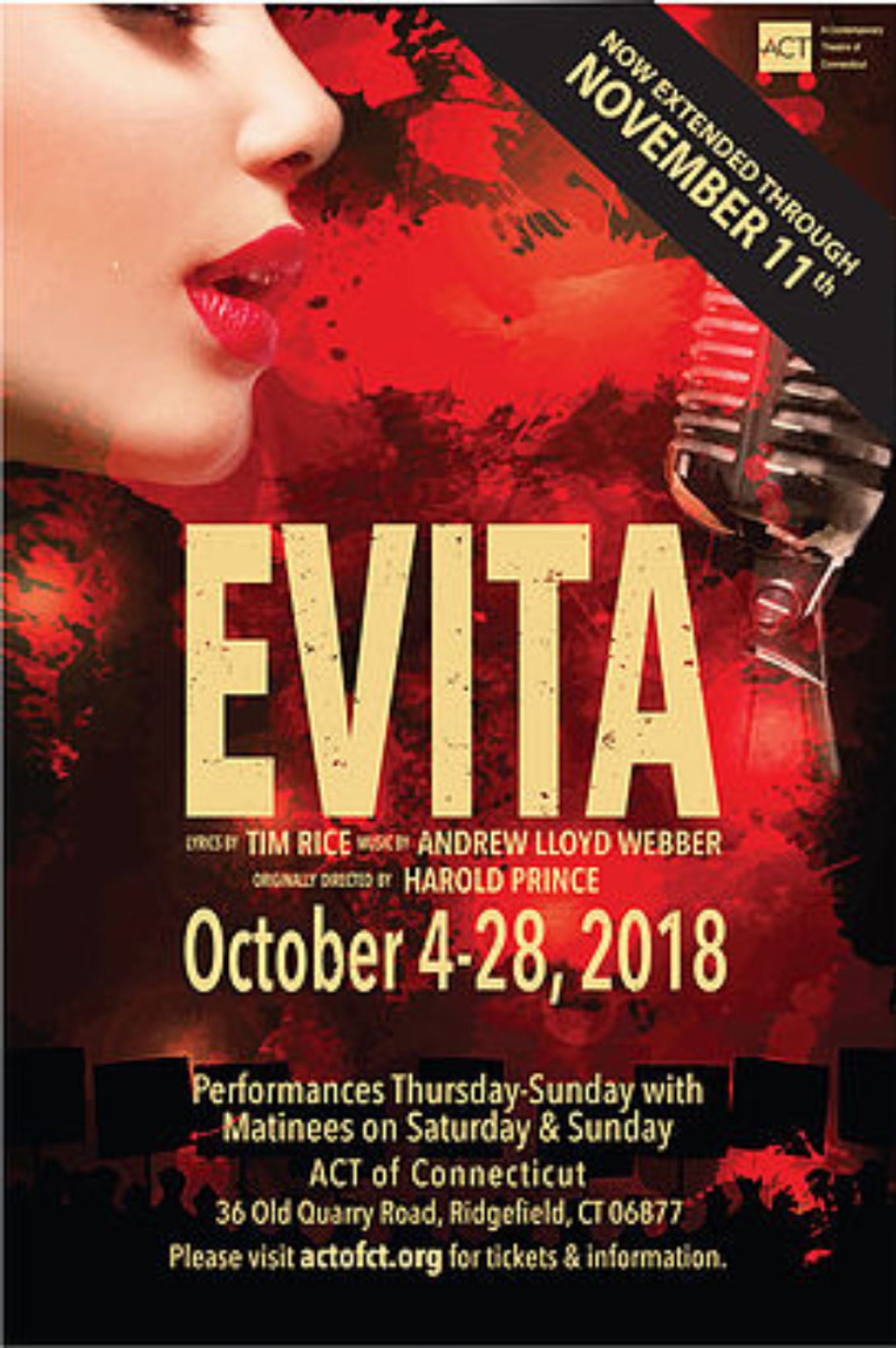 Review: EVITA at ACT Of Connecticut  Image
