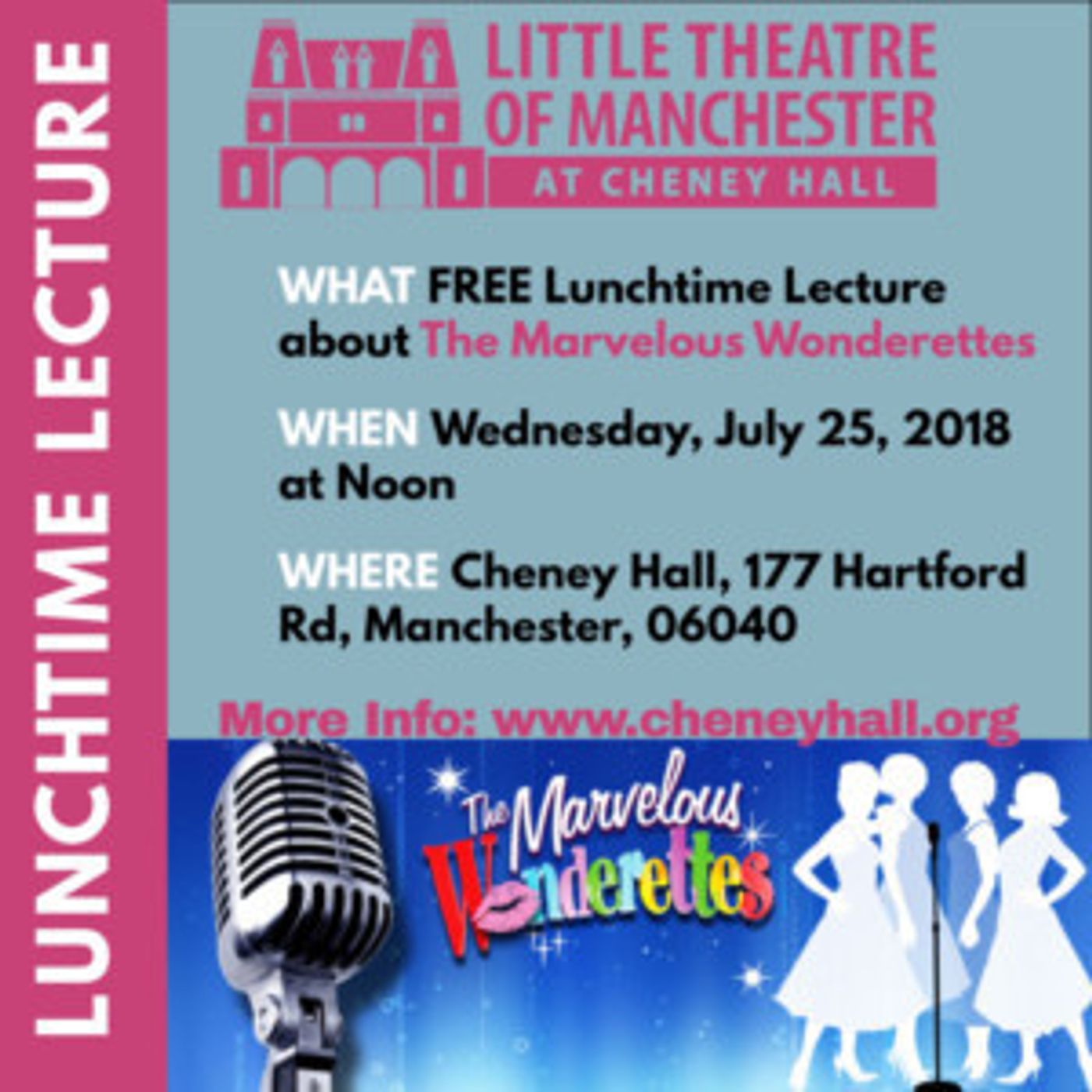 LTM's Lunchtime Lecture Series Continues With THE MARVELOUS WONDERETTES  Image