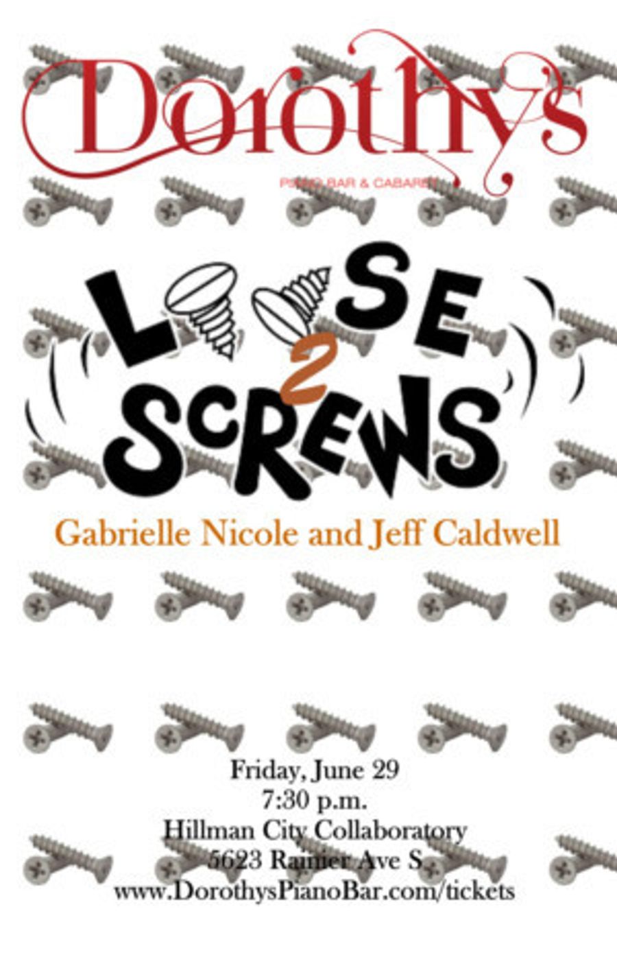 Gabrielle Nicole and Jeff Caldwell Come to Dorothy's Piano Bar and Cabaret Image