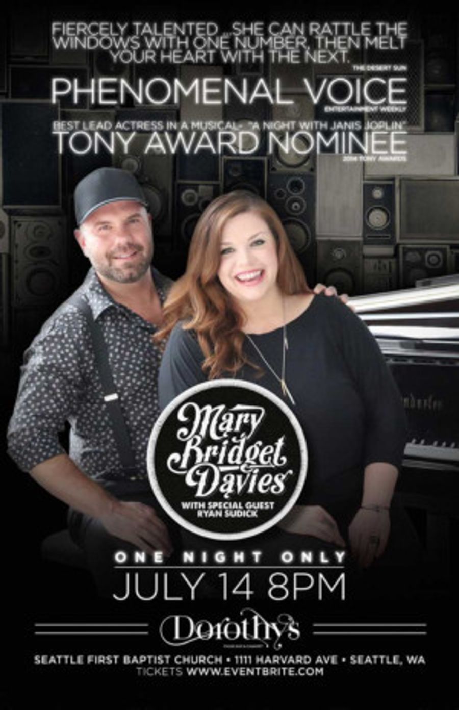 Mary Bridget Davies Comes to Dorothy's Piano Bar And Cabaret Image