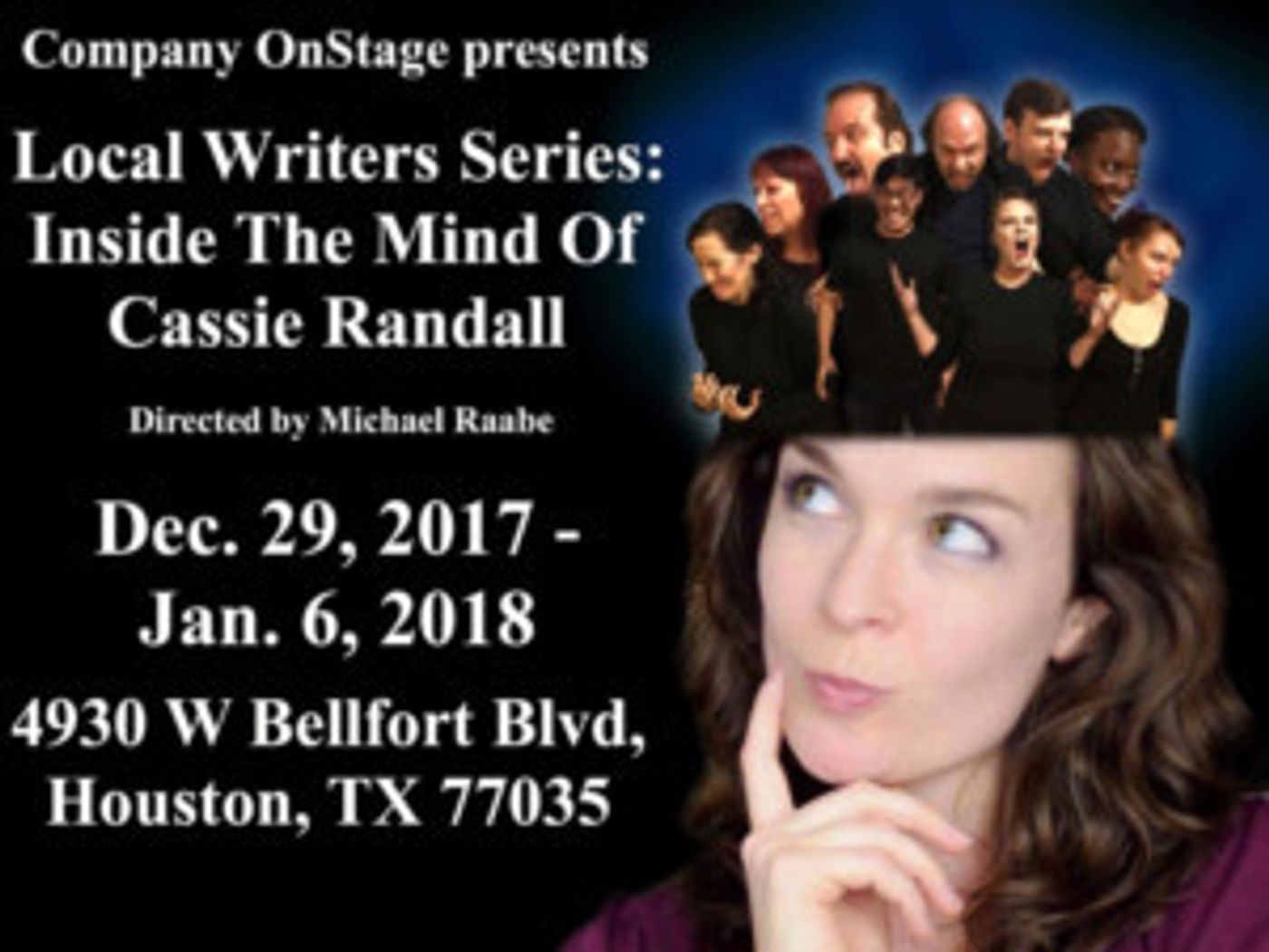 Company Onstage Local Writers Series to Present INSIDE THE MIND OF CASSIE RANDALL  Image