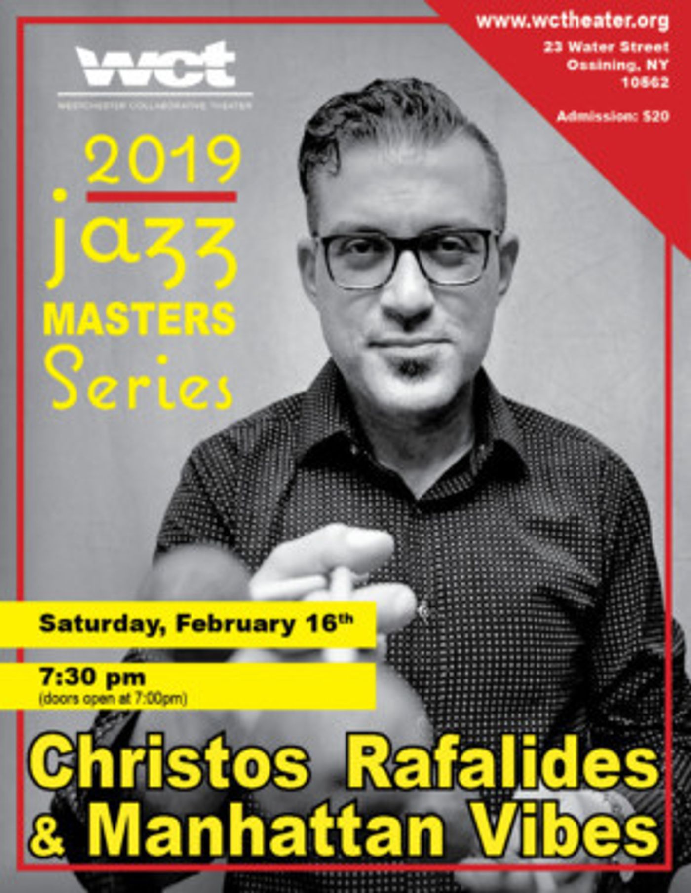 Christos Rafalides And The Manhattan Vibes Perform At WCT's Jazz Masters Series  Image