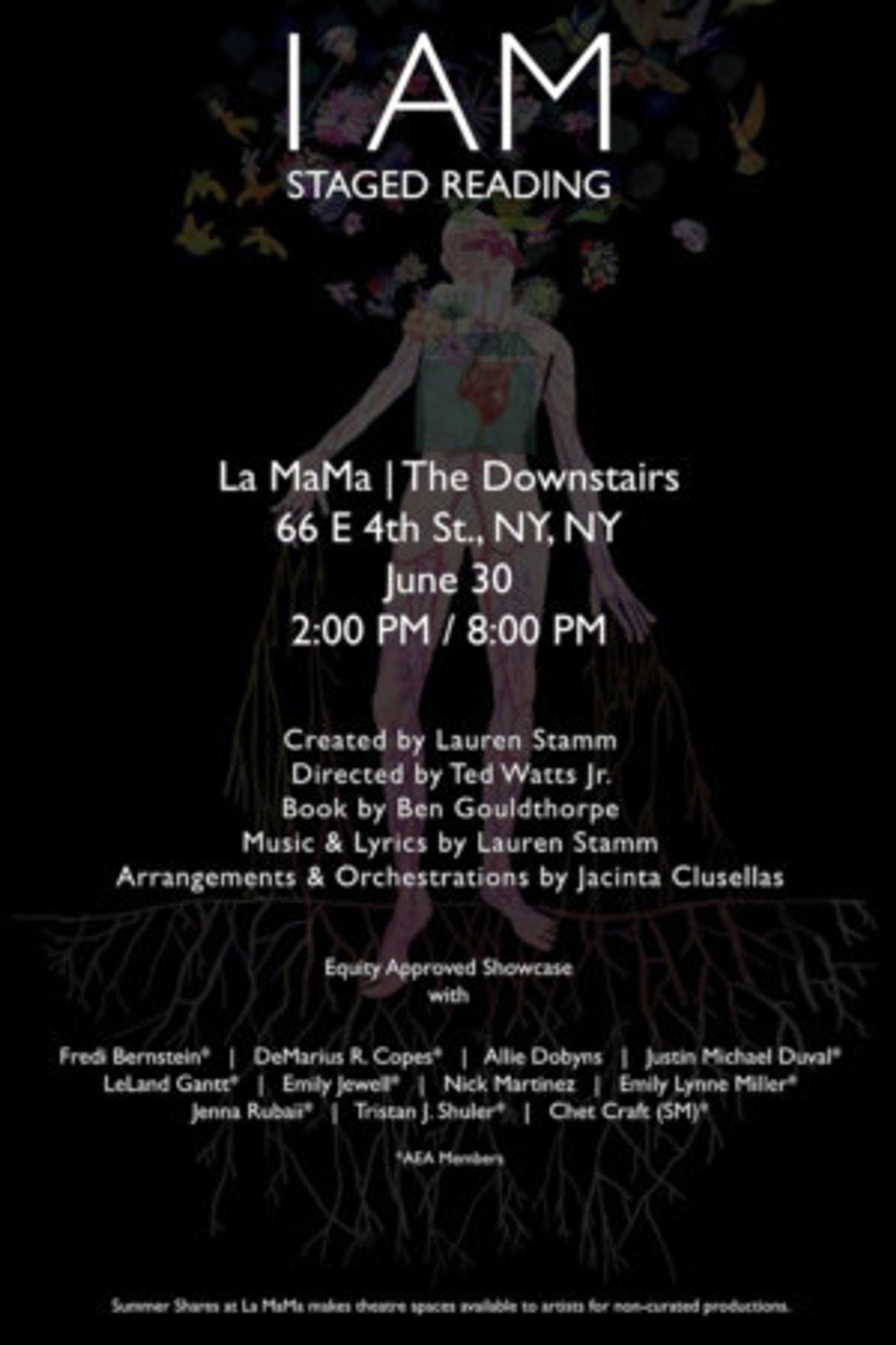 I AM, A Play With Music, To Hold Its Premier Showcase At La MaMa  Image