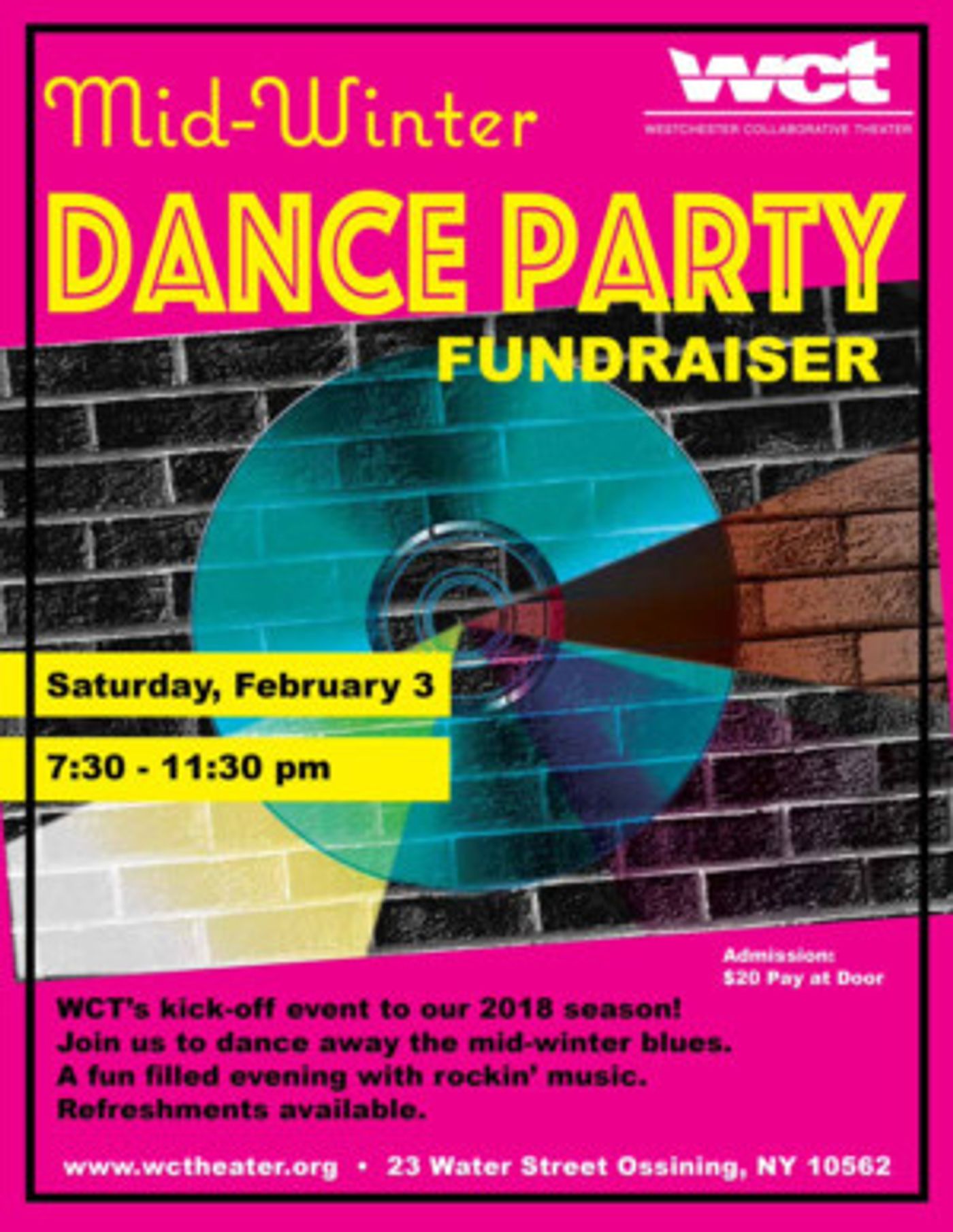 Midwinter Dance Party to Feature DJ Extraordinaire Kidharlem at WCT  Image