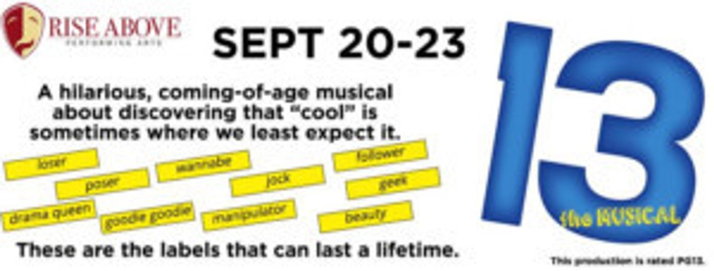 Cast Set For 13 At Rise Above Performing Arts  Image