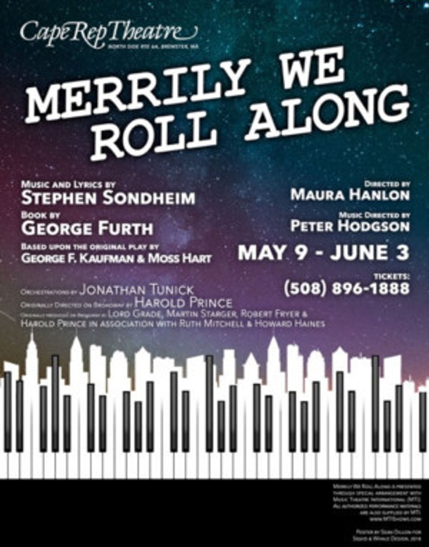 Cape Rep Theatre Presents MERRILY WE ROLL ALONG  Image