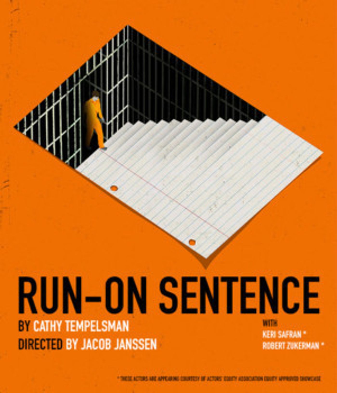 New York Theatre Festival To Present New York Premiere Of Cathy Tempelsman's RUN-ON SENTENCE At Hudson Guild Theater  Image