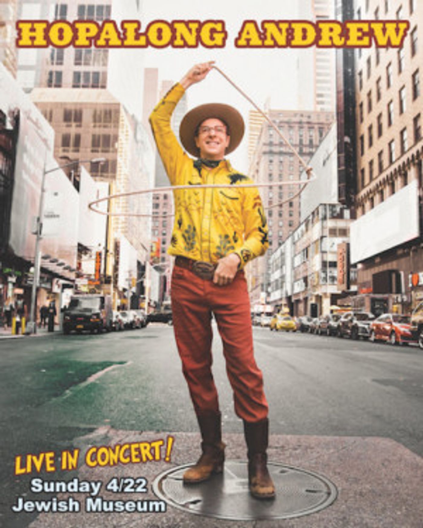 Saddle Up For HOPALONG ANDREW At Jewish Museum  Image