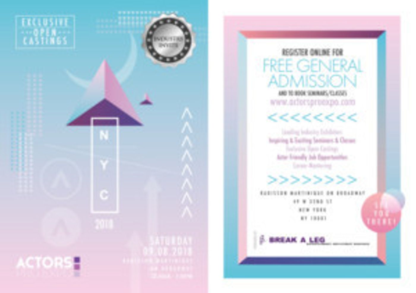 Actors Pro Expo Returns with Free Events For NYC Actors  Image