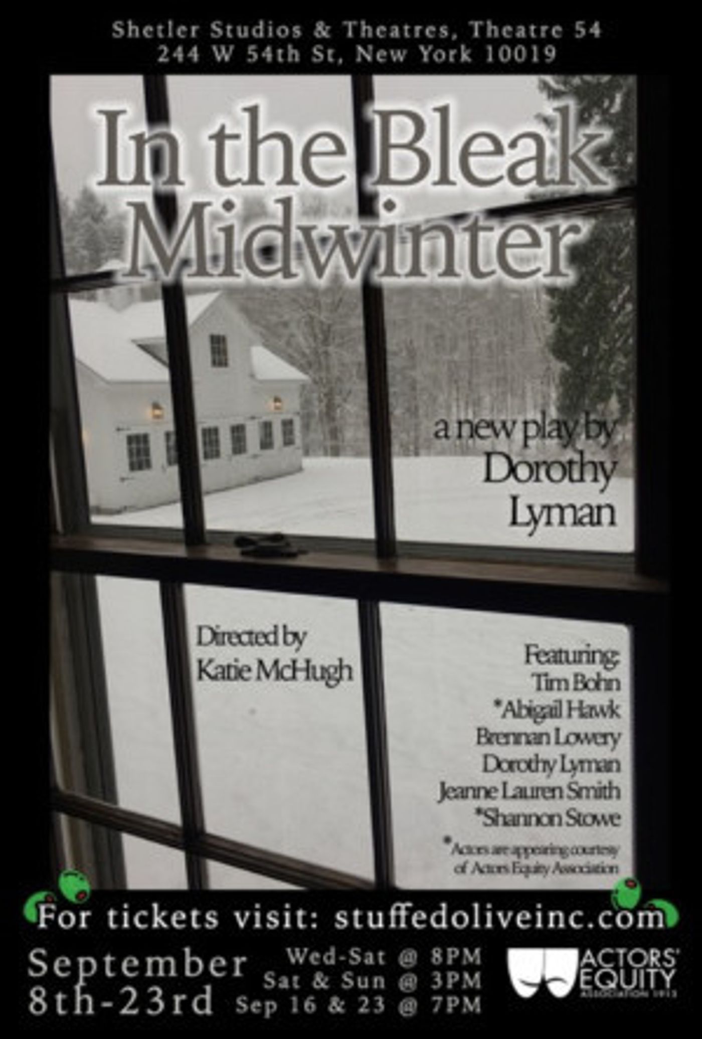 Dorothy Lyman To Premiere New Play, In THE BLEAK MIDWINTER  Image