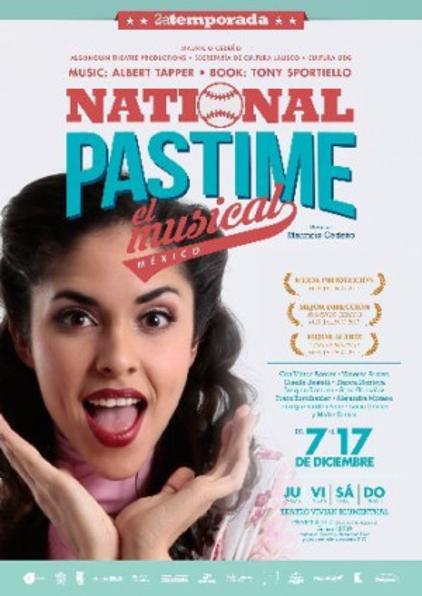 NATIONAL PASTIME to Hit Teatro Vivian Blumenthal in Guadalajara This December  Image