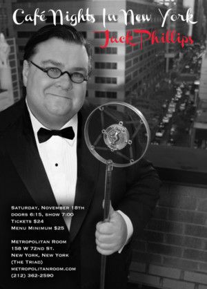 Jack Phillips CAFE NIGHTS Comes to The Triad in NYC  Image