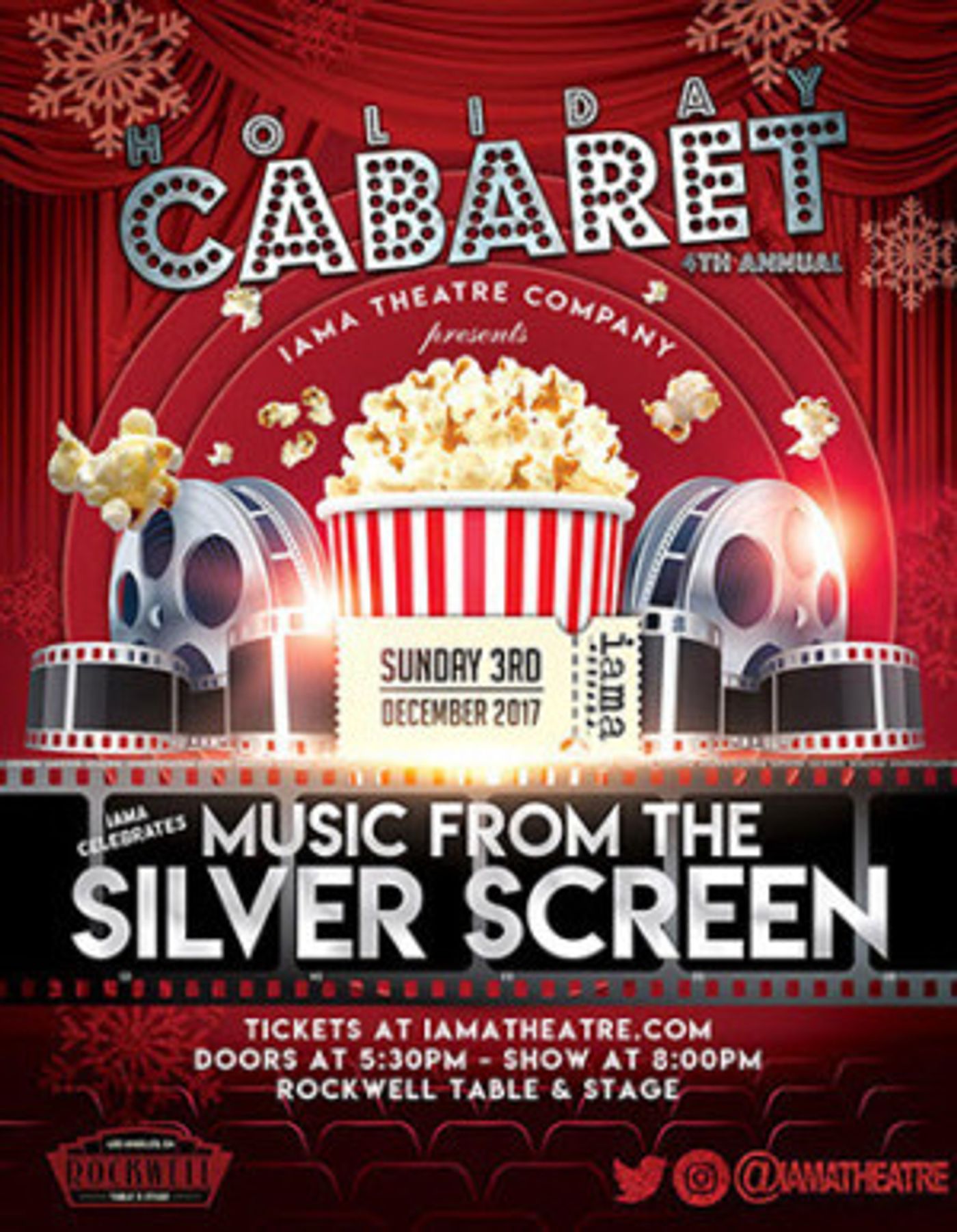 Angelique Cabral, Parvesh Cheena, Katie Lowes, Headline IAMA HOLIDAY CABARET  Image