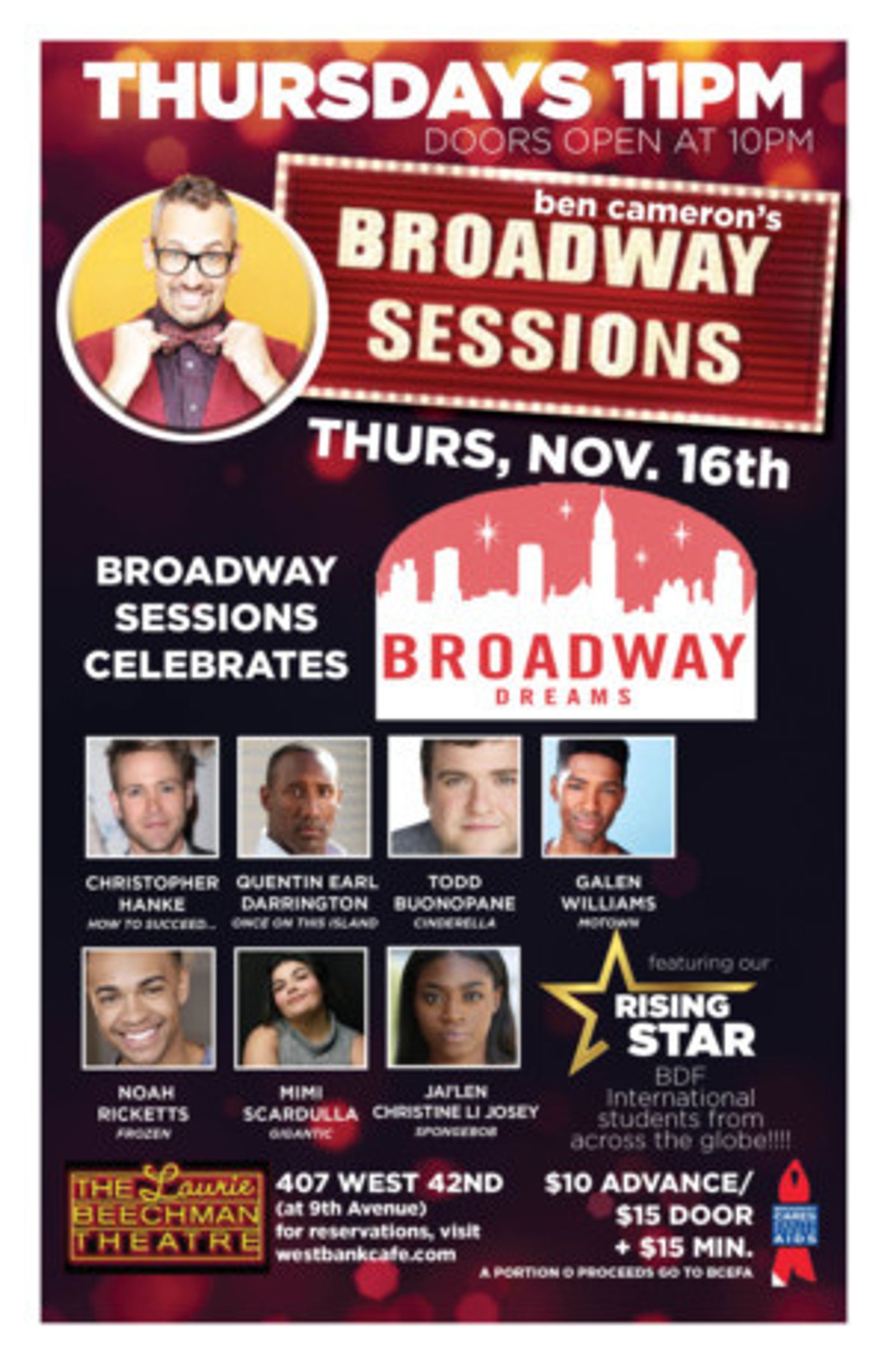 Broadway Sessions Celebrates Broadway Dreams Foundation This Week Image