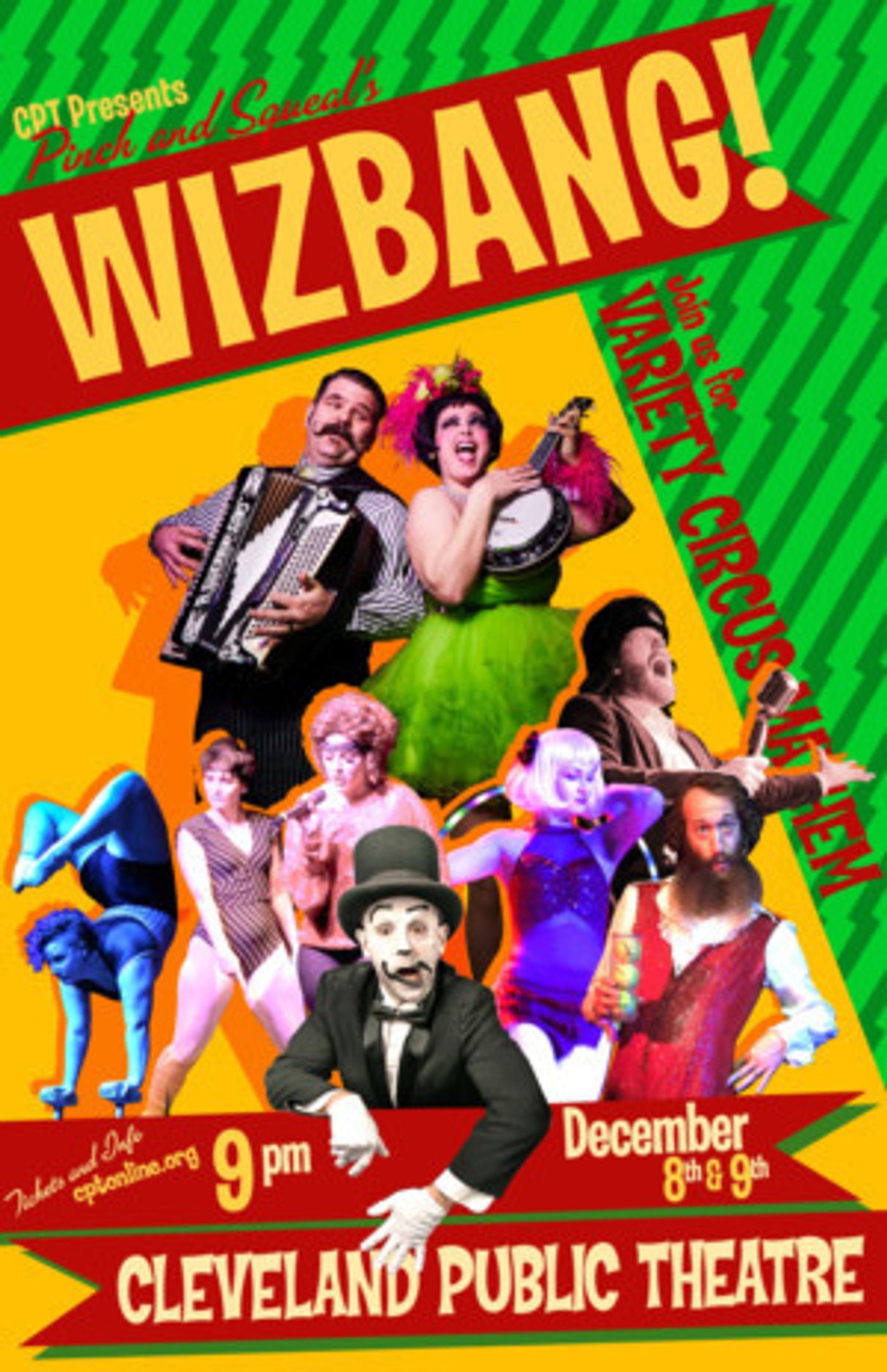 Cleveland's Very Own Variety Circus Theatre Filled with Professional Misbehavers WIZBANG!  Image