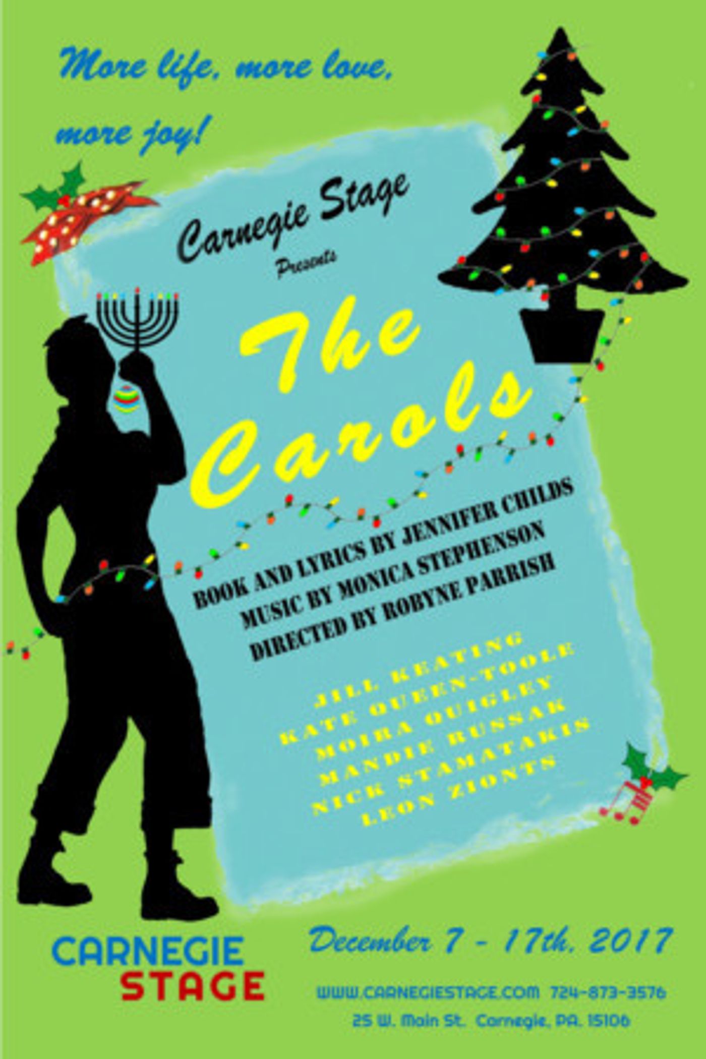 Carnegie Stage presents THE CAROLS by Jennifer Childs abd Monica Stephenson  Image